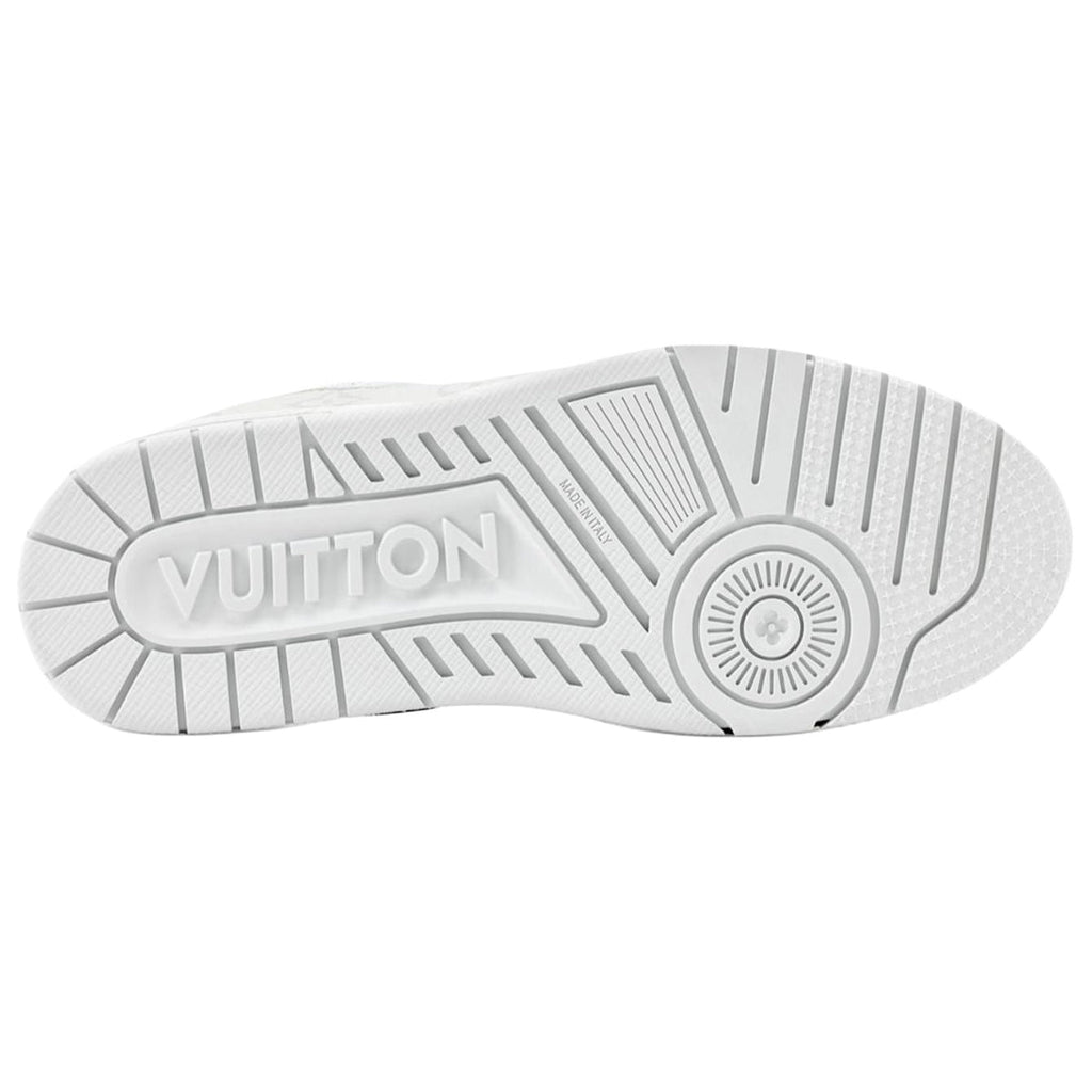 Louis Vuitton Lace-Up Low-Top Sneakers in Grey & White – WoUnisex