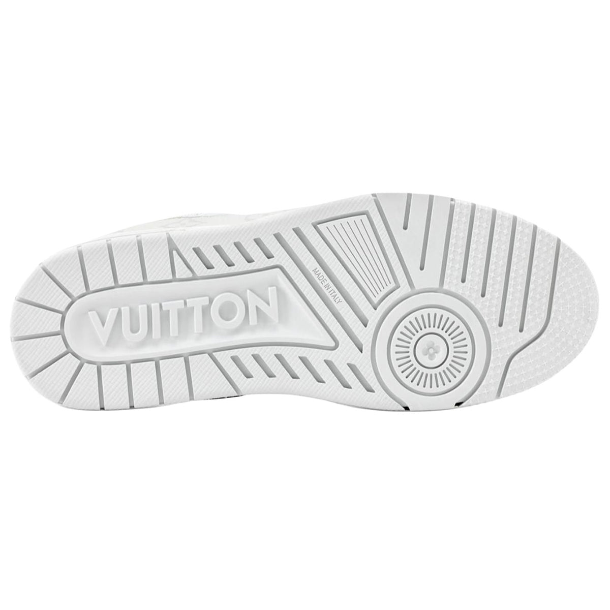 Louis Vuitton Lace-Up Low-Top Sneakers in Grey & White – WoUnisex