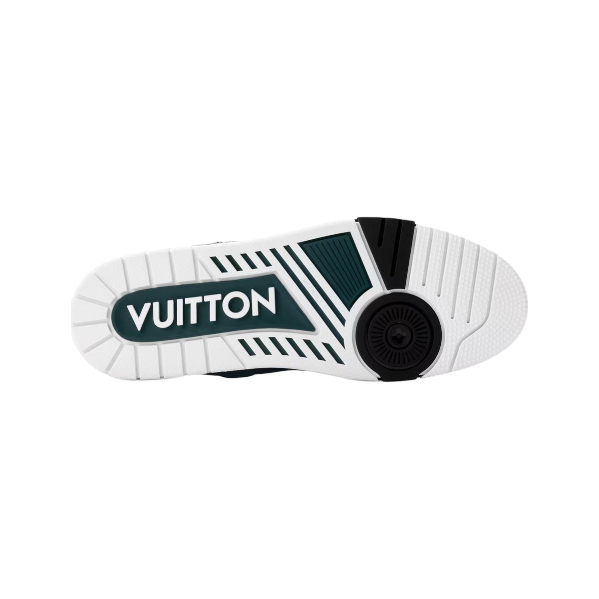 Louis Vuitton Trainer Velvet Floral & Stripe Low-Top Sneakers in Green – Unisex