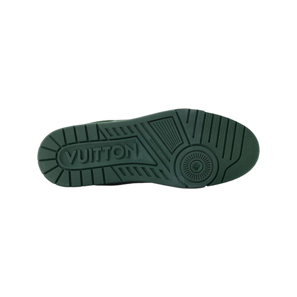 Louis Vuitton Trainer Suede Leather Lace-Up Low-Top Sneakers in Purple & Green – Unisex