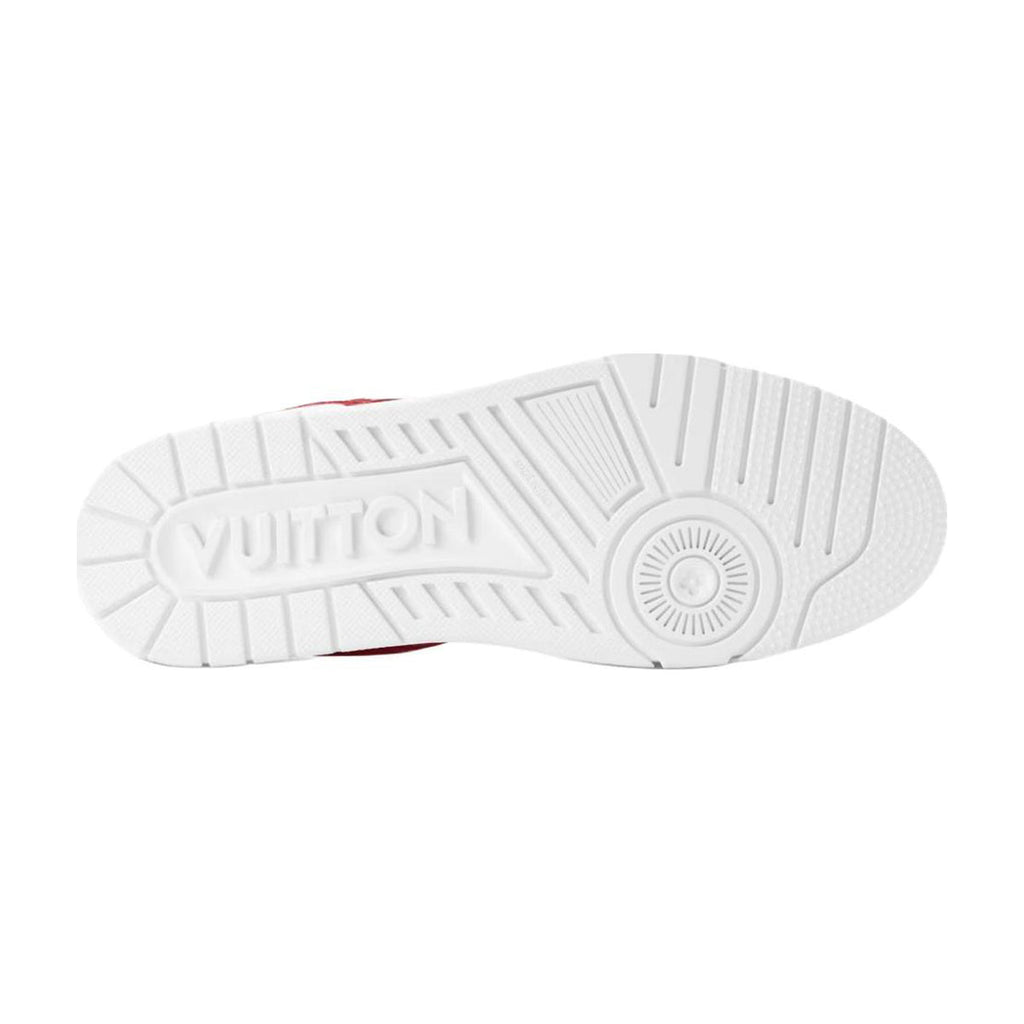 Louis Vuitton Trainer Patent Leather Low-Top Sneakers in Red – Unisex