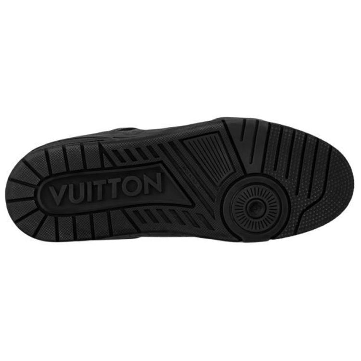 Louis Vuitton Trainer Lace-Up Low-Top Sneakers in Black – Unisex