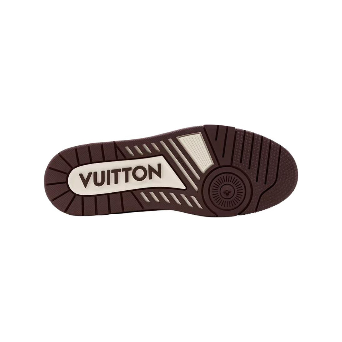 Louis Vuitton Trainer Calf Leather Lace-Up Low-Top Sneakers in Brown – Unisex