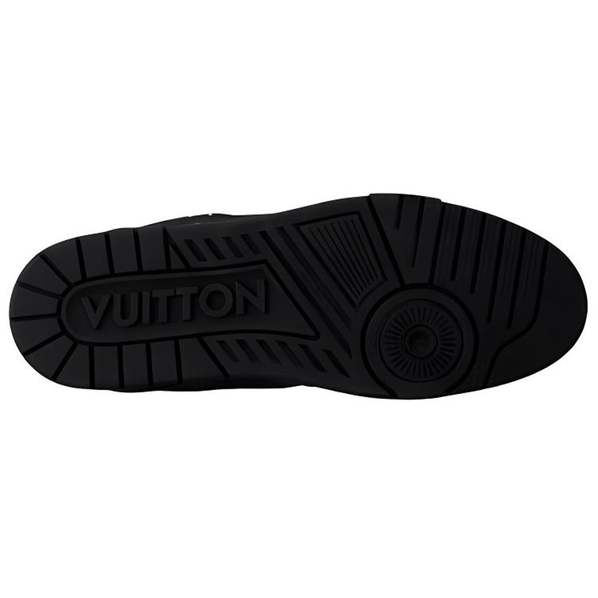 Louis Vuitton Trainer Calf Leather Lace-Up Low-Top Sneakers in Black – Unisex Essential