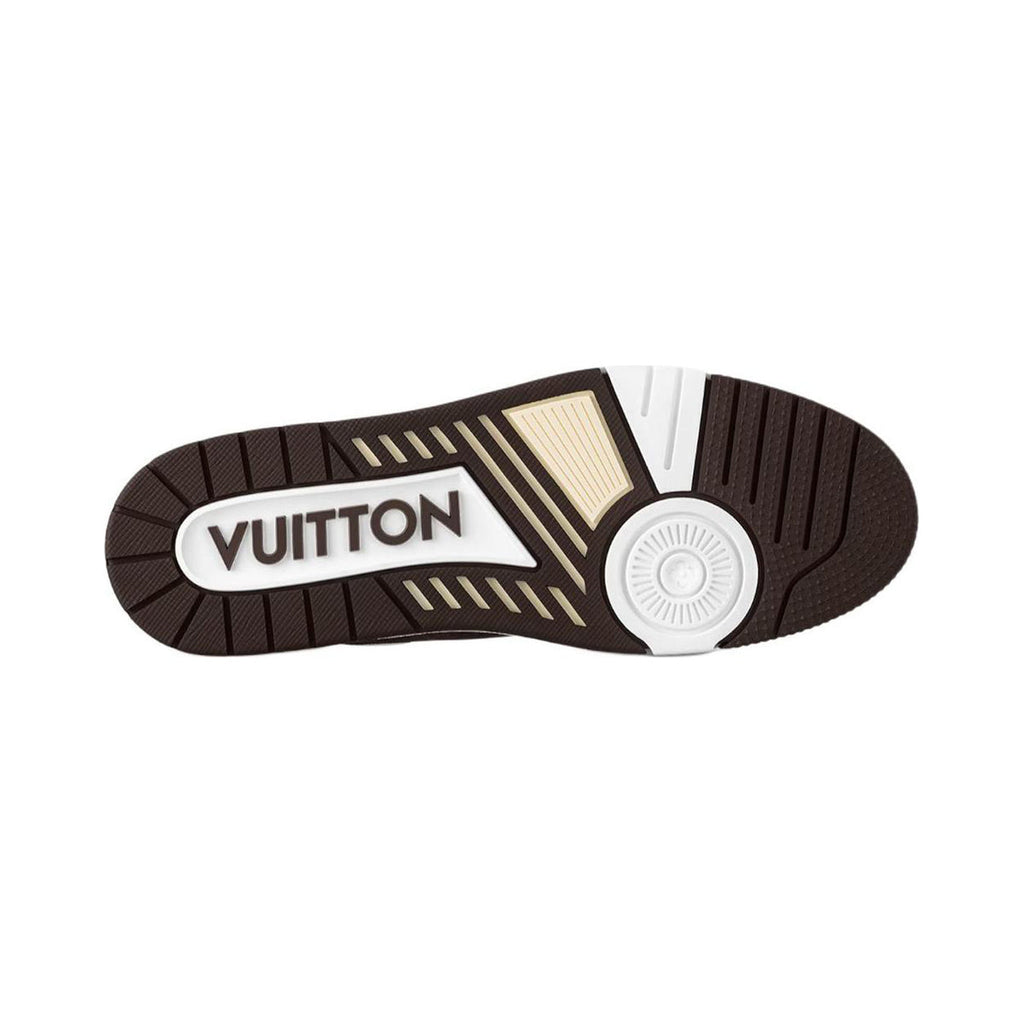 Louis Vuitton Trainer Leather Platform Lace-Up Low-Top Sneakers in Brown – Unisex